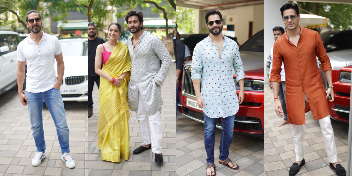 Stars attend the T-Series Ganesh Darshan in style; Sharvari Wagh and Sunny Kaushal make their couple debut